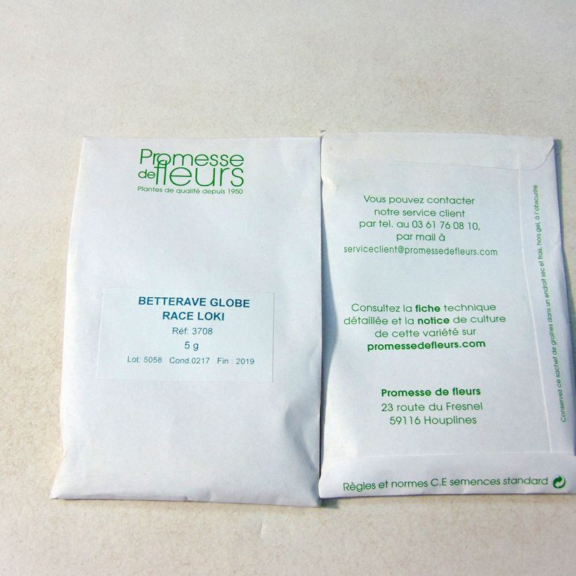 Example of Rode biet Globe 5 Race Loki (zaad) het zakje met 200 zaden (5g) as you get