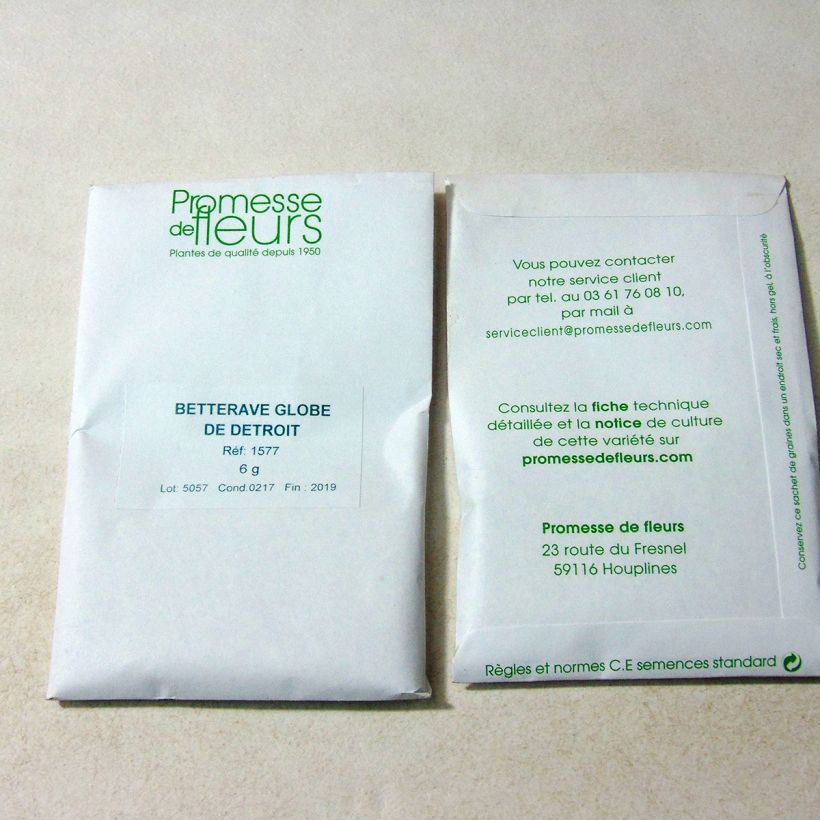 Example of Rode biet Detroit het zakje met 250 zaden (6g) as you get