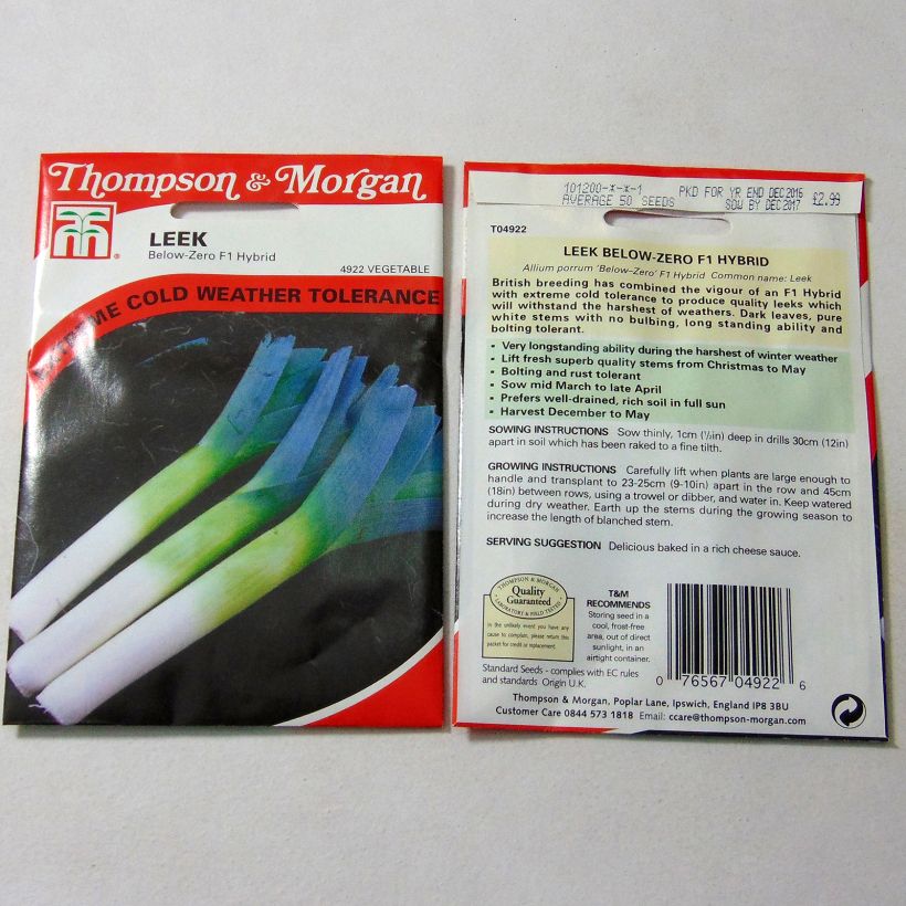 Example of Prei Below-Zero F1 het zakje met 50 zaden as you get