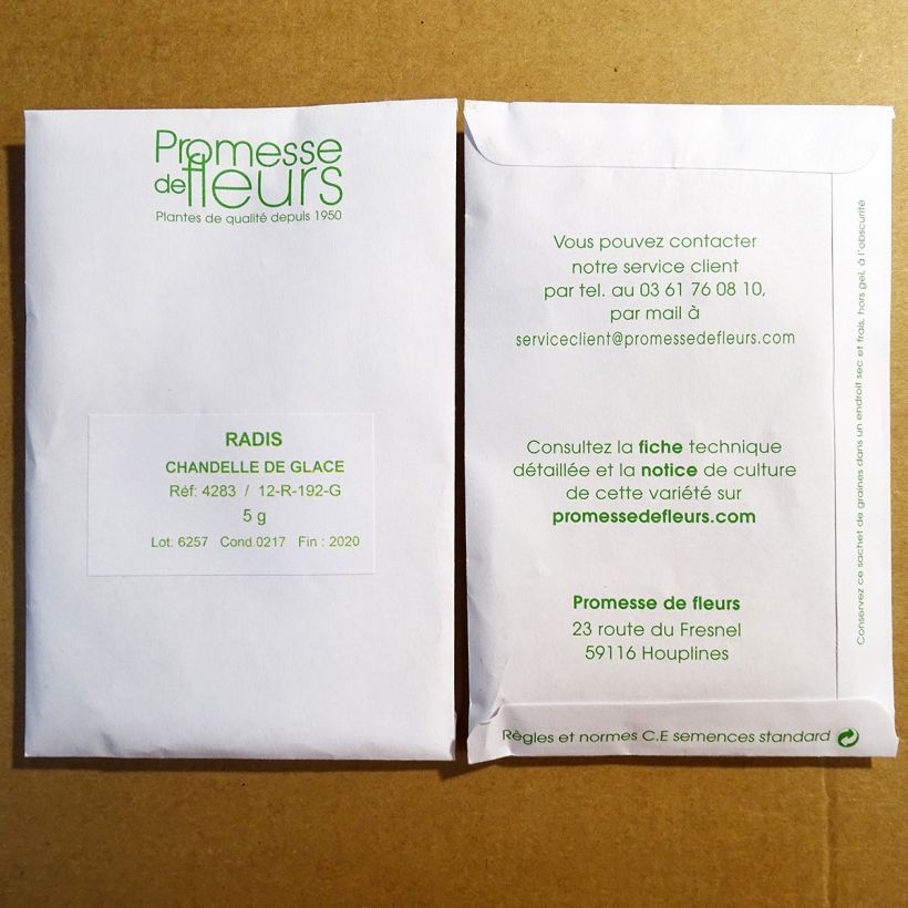 Example of Radijs IJskaars het zakje met 450 zaden (5g) as you get