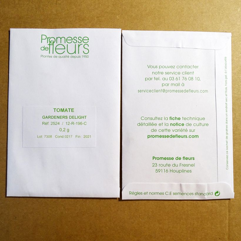 Example of Cherrytomaat Gardeners Delight het zakje met 30 zaden as you get
