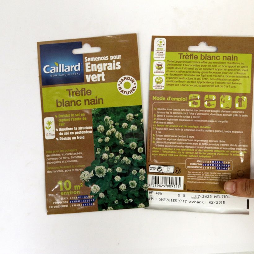 Example of Witte klaver groenbemester het zakje zaden van 5 gram as you get