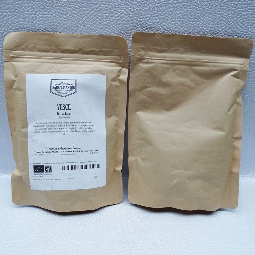 Example of Bonte wikke BIO groenbemester Ferme de Sainte Marthe - Vicia villosa het zakje zaden van 150 gram as you get