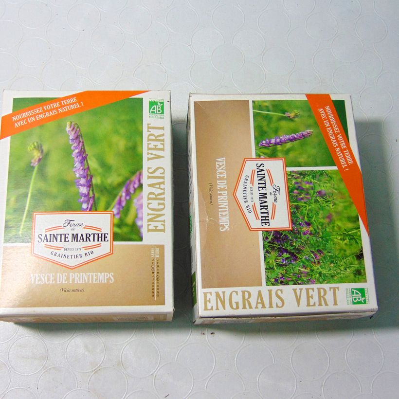 Example of Voederwikke groenbemester BIO Ferme de Sainte Marthe - Vicia sativa het zakje zaden van 500 gram as you get