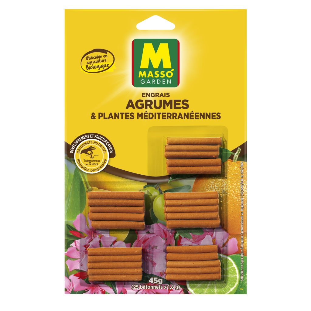 Meststofstokjes voor Citrus en Mediterrane Planten UAB Masso Garden