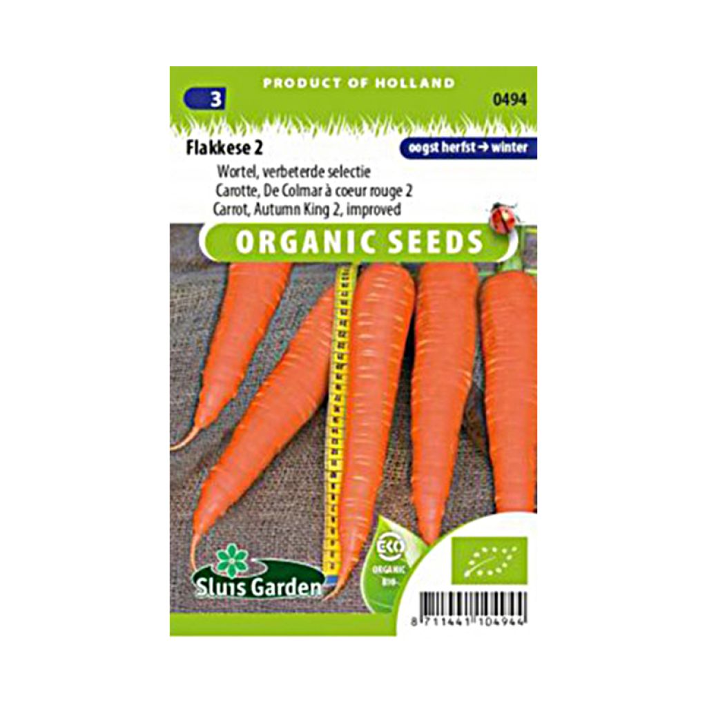 Wortel Colmar met rode kern 2 BIO