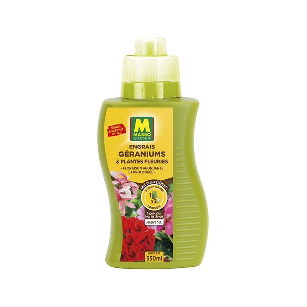 Vloeibare Meststof voor Geraniums en Bloeiende Planten Masso Garden
