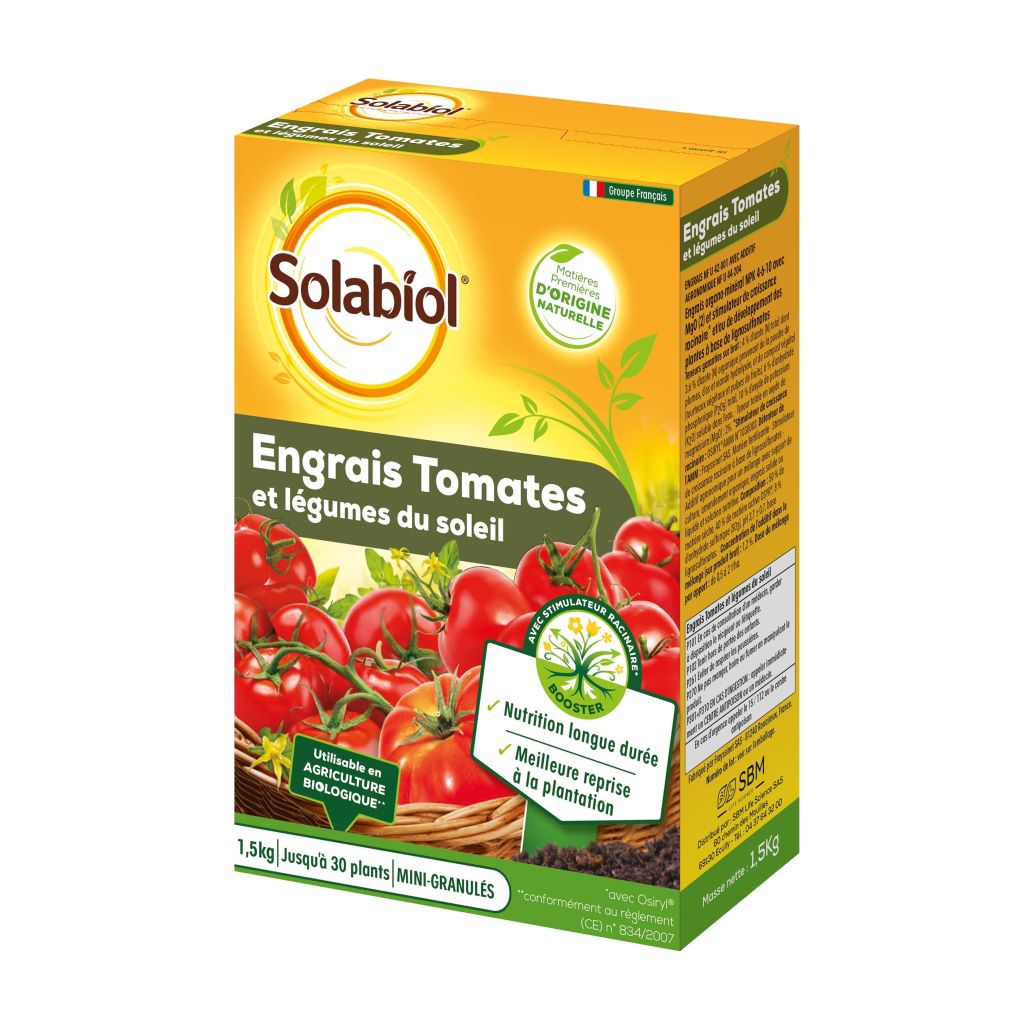 Meststof voor Tomaten en Groente & Fruit van Solabiol