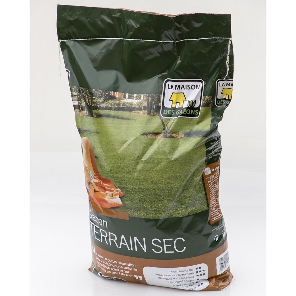 Gazon voor droge grond