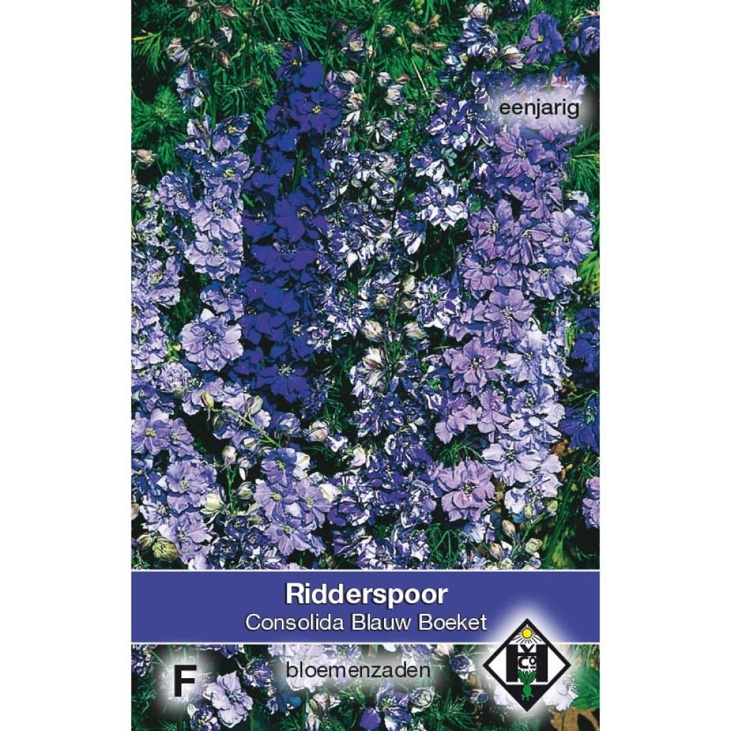 Ridderspoor Blauw Boeket (zaad) - Delphinium ajacis