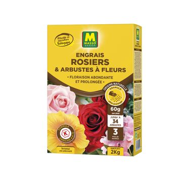 Meststof Korrels (Granulaat) voor Rozenstruiken en Struiken met Bloemen UAB Masso Garden