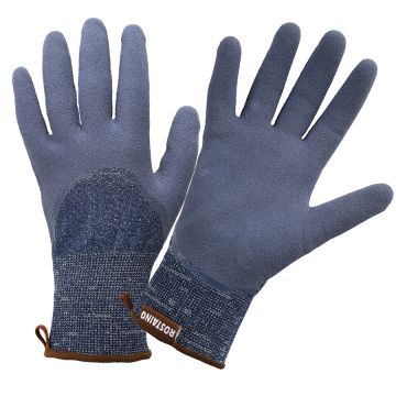 Waterdichte handschoenen voor zware werkzaamheden en snoei Rostaing Denim-1 blauw