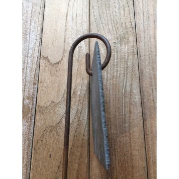 Plantenetiket van staal Ø 5mm