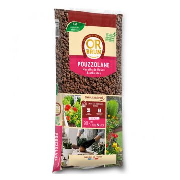 Pouzzolaan Or Brun